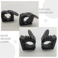 thumbnail image 3 of Black Rubber Quick Release Clamp for Mounting Equipment 2Pcs Atv Use, 3 of 5