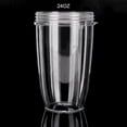 thumbnail image 2 of Cup Replacement Parts Compatible with NutriBullet Pro 900w/ 600w Blender - 2 Pack Tall Jar Cups 2, 2 of 5