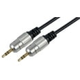 thumbnail image 1 of PRO SIGNAL - 3.5mm Stereo Jack Plug to Plug Lead, 2m Black, 1 of 1