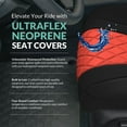 thumbnail image 7 of For Honda Accord 2023-2024 FH Group Neoprene Custom Fit Car Seat Covers - Sport SE, EX, EX-L, Touring, LX, Sport Hybrid - Red/Black Full Set, 7 of 7