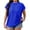 Blue, variant on womens tops Summer Tops Women Spring Short Sleeve Shirts Beach Vacation Outfits Plus Size Workout T shirts Casual Clothes 2025 basic tees for women