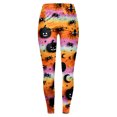 thumbnail image 7 of mgoYE Halloween Leggings for Women Plus Size Women's Holiday Casual Halloween Printed Leggings Workout Exercise Bottoms Women Leggins Size S, 7 of 7
