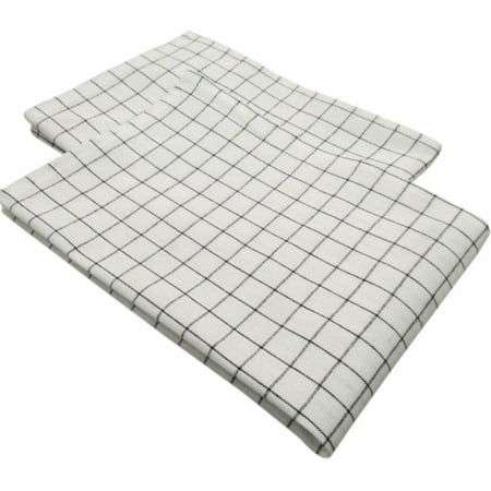 

Black and White Striped Plaid 100% Cotton Napkins 15.7 x 23.6inch Set of 2