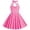 B-Pink, variant on Girl Dresses 4t 1950s Vintage Dresses for Girls Halter Dress Sleeveless Bowknot Heart Neck(Pink,7-8 Years)