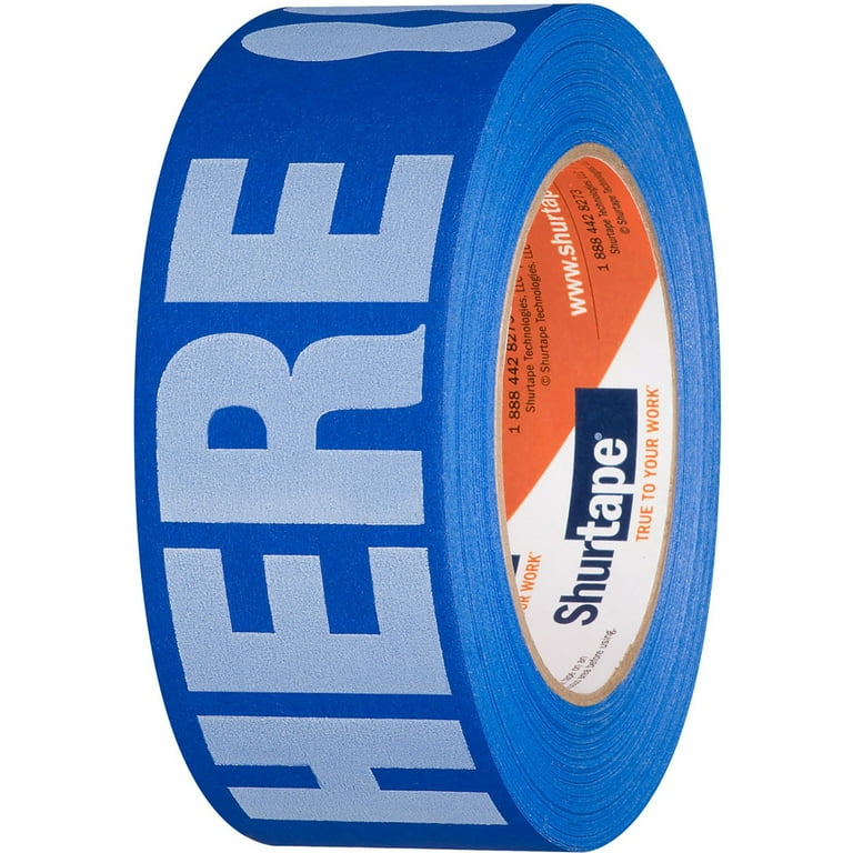 Duck STAND HERE Floor Marking Tape - 60 yd Length x 1.88 Duck STAND HERE Floor Marking Tape - 60 yd Length x 1.88