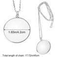thumbnail image 2 of 5x Magnifying Glass Necklace, Magnifying Glass Monocle Chains, Magnifying Glass Pendant For Reading Books, Newspapers, 2 of 5