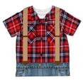 thumbnail image 1 of Halloween Lumberjack Costume All Over Toddler T Shirt, 1 of 2