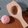 thumbnail image 4 of Moldes para Helado, Molde de Madera para Pasteles Hecho a Mano, Molde Antiadherente con Diseño de Flores para Hornear Magdalenas, Pasteles, Chocolate y Jabón, Versátiles y Reutilizables, Moldes de Si, 4 of 4