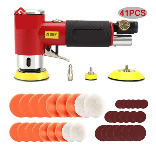 Pneumatic Polishing Grinding Machine 2inch 3inch Mini Orbital Air Sander Air Tools Buffer Dual Action Orbital Polisher For Car ,Easy to Use