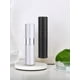 thumbnail image 3 of 2 botellas atomizadoras de perfume, rellenables, de vidrio, con tapa de aluminio, pulverizador portátil de niebla fina, dispensador rellenable., 3 of 3