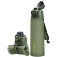 thumbnail image 1 of Botella de agua TakeToday plegable de 600 ml con correa de pajita, 1 of 8