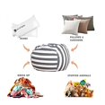 thumbnail image 5 of Stuffed Animal Storage Bean Bag Chair Cover for Kids|Stuffable Zipper Beanbag, 5 of 5