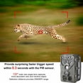 thumbnail image 4 of Maoww 20MP Hunting Camera Outdoor Wildlife IR Filter Night Vision Motion Sensor IP65 Waterproof Trail Camera, 4 of 8