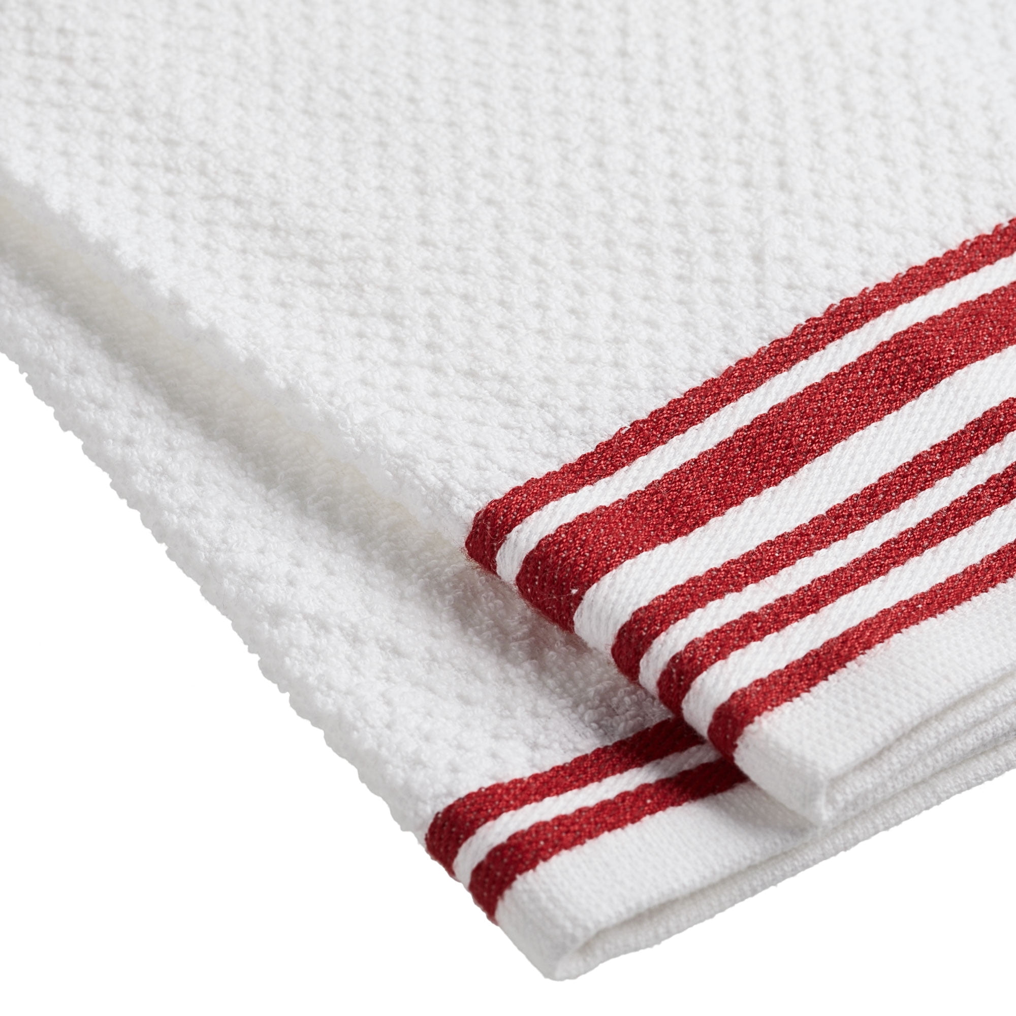 Decorative Kitchen Towels, 2 Set 16x26 | Red, Dish, 54kibo