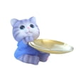 thumbnail image 4 of Bandeja para gatos con forma de cuenco para llaves para la entrada, decoración del hogar, escultura creativa multifuncional para gatos. Estilo a, 4 of 9