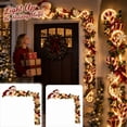 thumbnail image 6 of Christmas Door Corner Decor Light, L-Shaped Holiday Porch Decoration with Christmas Door Frame Accent for Entryway Wall Indoor Outdoor Seasonal Display, 3PC, 6 of 6