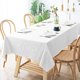 thumbnail image 2 of Mantel Smiry de vinilo impermeable para cocina, 152 x 213 cm, color blanco, 2 of 8