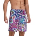 thumbnail image 2 of Fotbe Cute Nautical Pantalones Cortos de Pijama para Hombre, Ropa de Dormir, Pantalones de Pijama Cortos para Hombre-X-Large, 2 of 6