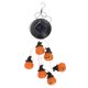 thumbnail image 1 of Carillón de viento de calabaza con 6 luces LED de calabaza, luz de Color RGB, luces de cadena de calabaza de Halloween impermeables con gancho de hierro, 1 of 8