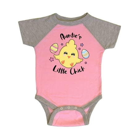 

Inktastic Happy Easter Auntie s Little Chick Gift Baby Girl Bodysuit
