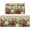 Poinsettia Holly, variant on Poinsettia Christmas Kitchen Rugs Set of 2, Jingling Bell Holly Kitchen Mats for Floor Non Slip Winter Holiday Farmhouse Christmas Decoration 17x29 and 17x47 Inch