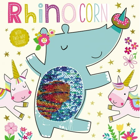 Two-Way Sequin Picture Books: Rhinocorn (Best Way To Manage Photos)