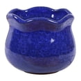 thumbnail image 4 of de grietas de de cerámica Cactus Maceta Maceta Contenedor exterior exterior exterior esmaltado suave Resistente a la corrosión Piso de piezaza Color Azul shamjiam Maceta suculenta, 4 of 8