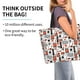 thumbnail image 2 of Balery Modern Life Bolsa Tote Estilo Estético con Cremalleras, Bolsa de Hombro, Bolsa de Compras Grande y Plegable, 2 of 8