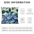 thumbnail image 5 of Awypu  Burlap Blue Hydrangea Throw Spring Summer Pillow Covers,  Enjoy The Little Things Flowers Decoration Cushion Case, 4 Designs Square Bless Our Home Theme Party Home Decor, 5 of 5
