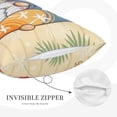 thumbnail image 5 of Naloa Hello Summer Cute Gnome Pillowcase, Throw Pillowcase, Wrinkle-Free, Stain-Resistant with Hidden Zipper for Bedroom Sofa - 20"x30", 5 of 9