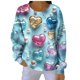 thumbnail image 3 of TaTaai Hoodies Shirts for Women Early Fall Long Sleeve Tops Vintage Graphic Outfits Tops Fashion Pullover Tees Gift, 3 of 6