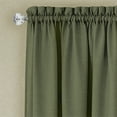 thumbnail image 2 of Mackenzie Window Curtain Tier and Valance Set 58x36/58x14 - Green/Camel, 2 of 3