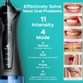 thumbnail image 6 of COSLUS CX30 2-Pack Water Flosser for Teeth,Water Dental Flosser Pick for Teeth,3 Modes & 8 DIY Levels for Sensitive Gums & Braces, 6 of 8