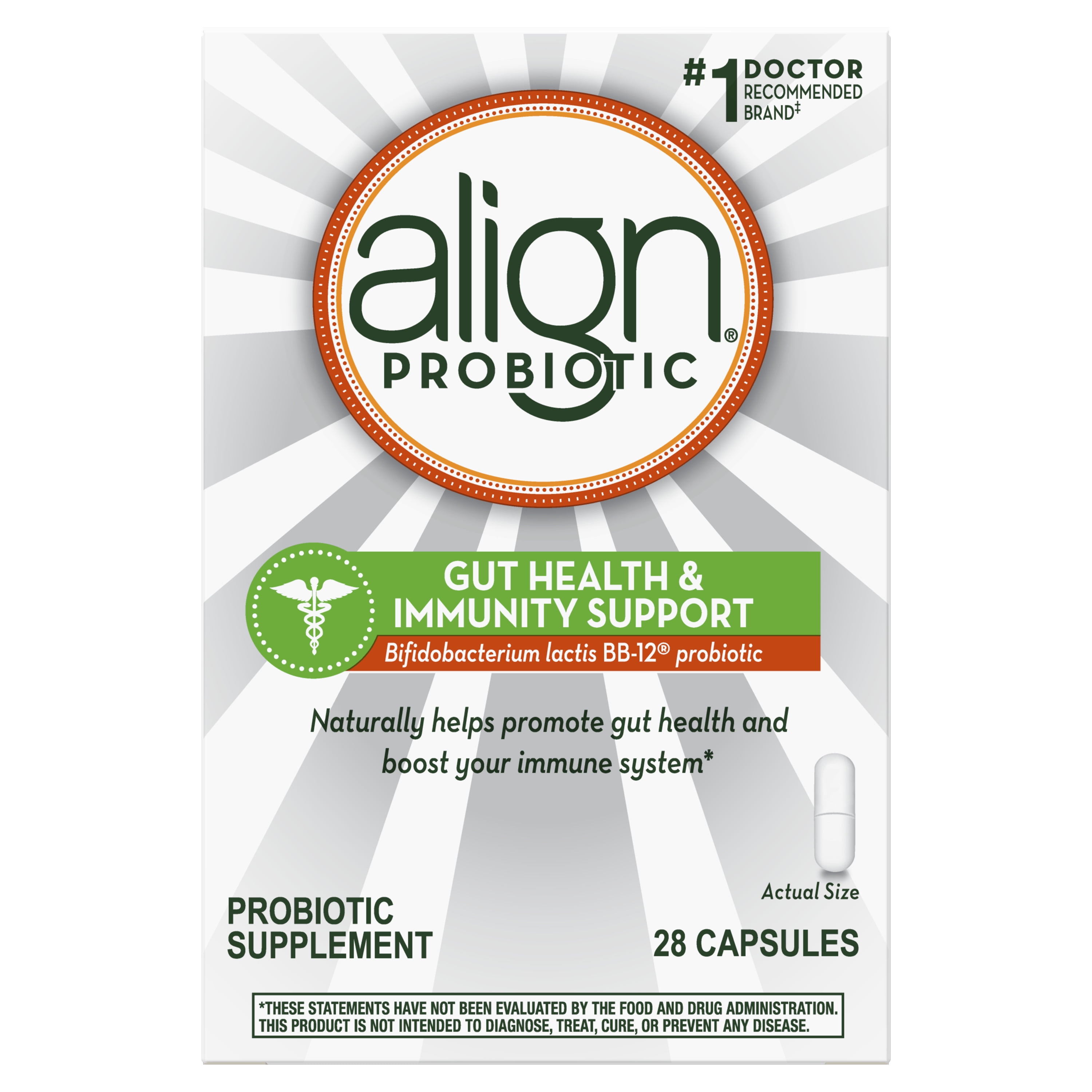 Align Probiotic Gut Health And Immunity Digestive Capsules 28 Ct Walmart Com Walmart Com
