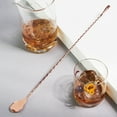 thumbnail image 3 of Viski Stainless Steel Barspoon for Cocktail Party, Home Bar Gifts, Copper, 3 of 10