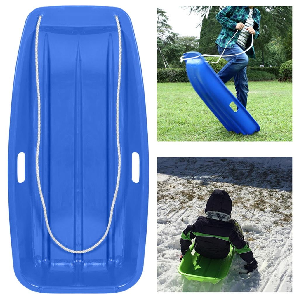 Snow Sled Board, 89x43cm Downhill Sledding Toboggan Sledge