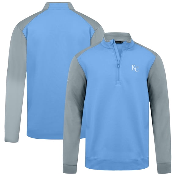 Men's Levelwear  Light Blue Kansas City Royals Insignia 2.0 Quarter-Zip Pullover Top