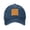 Navy Blue, variant on Men Women Washed Twill Baseball Cap Bitcoin Rich Adjustable Dad Hat Gray
