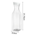 thumbnail image 2 of Yttmshdga Clearance! 1 5L Square Water Carafe Top Lid Juice Containers Clear Pitcher Leakproof Iced Tea Juice Water Jug For Home Bar Kitchen Restaurant, 2 of 5