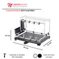 thumbnail image 4 of Escurridor De Platos De Aluminio Milan Namaro Design, 4 of 7