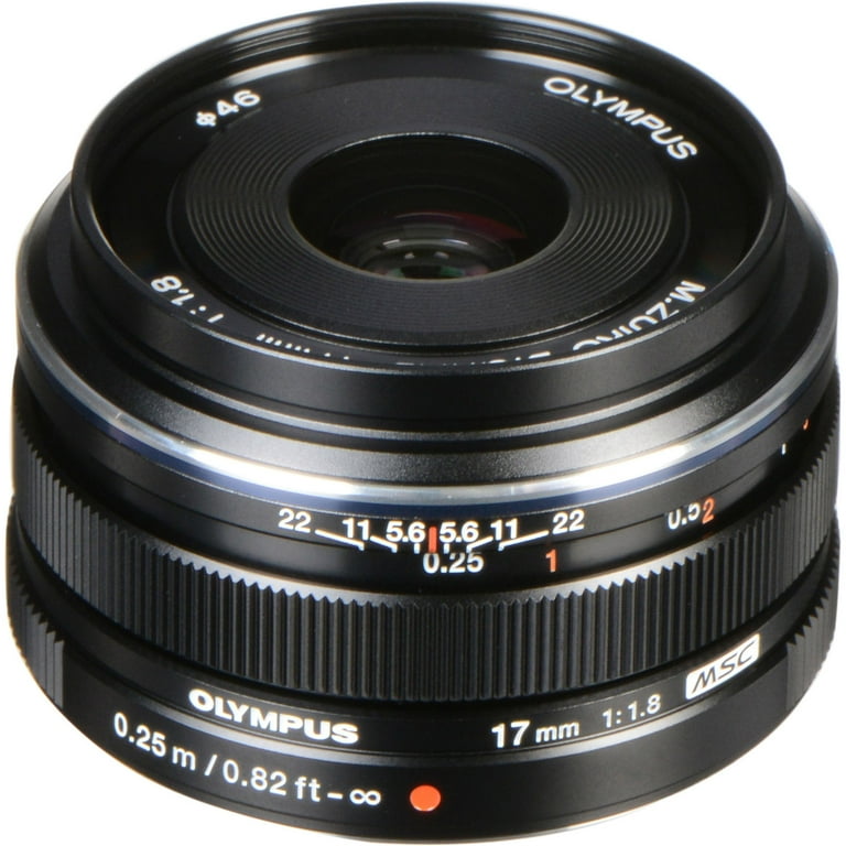 Olympus M.Zuiko Digital 17mm f/1.8 Lens - Black - Walmart.com