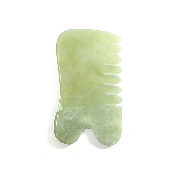Natural Jade Stone Guasha Board Shape Shape Massage Healthy Beauty Tool