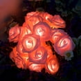 thumbnail image 6 of 40 LEDs Rose Flower String Lights 10ft/3m Battery Operated Decorative Lights for Anniversary Valentines Wedding Bedroom, 6 of 7