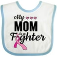 thumbnail image 3 of Inktastic Breast Cancer Awareness My Mom is a Fighter Boys or Girls Baby Bib, 3 of 4