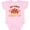 AD-Pink, variant on My First Turkey Day with Turkey and Leaves Boys or Girls Baby Bodysuit