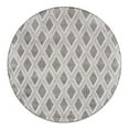 thumbnail image 3 of Unique Loom Arlo Collection Area Rug - Derek (5' 3" Round Charcoal/Ivory), 3 of 7