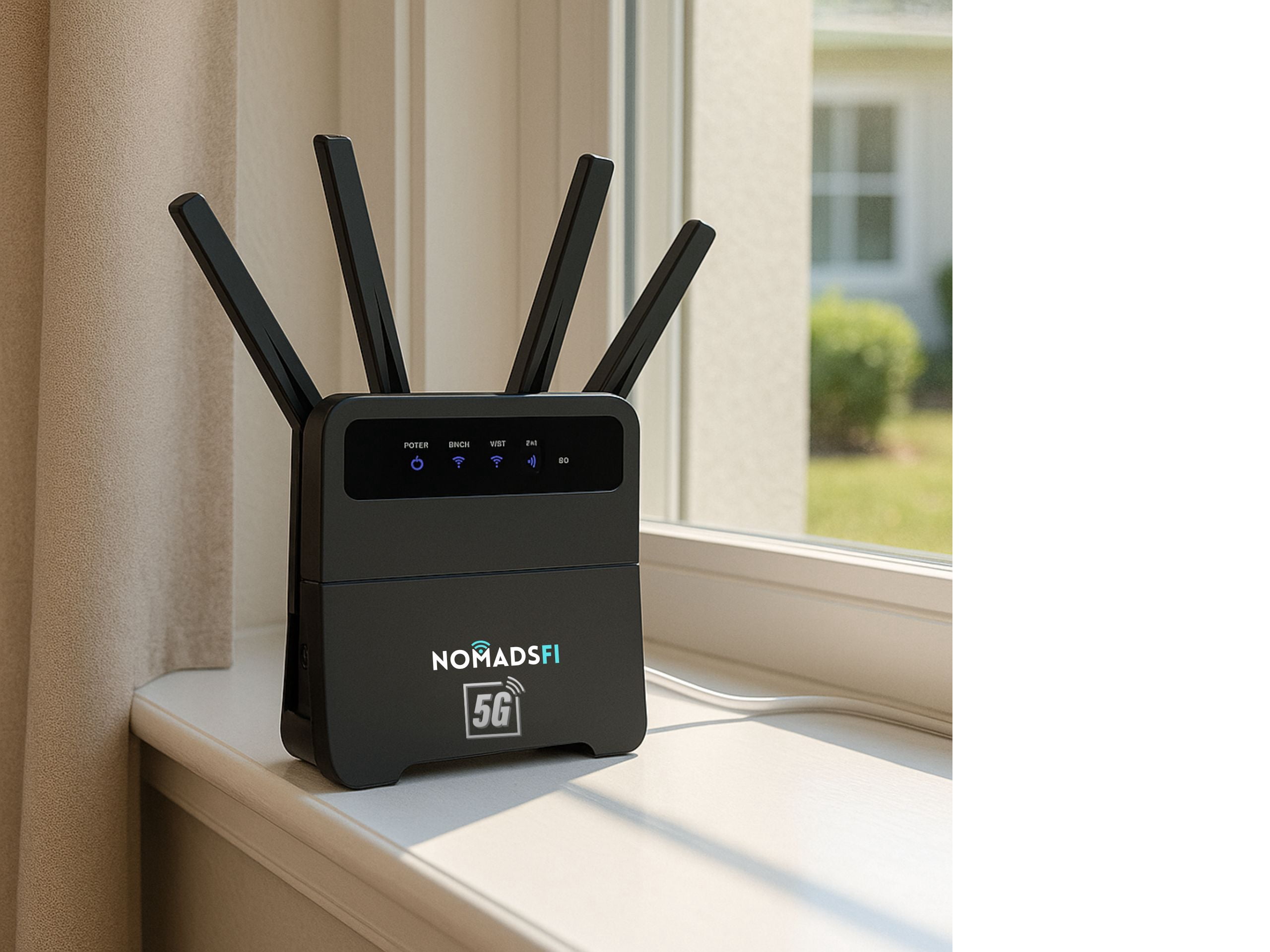 GlocalMe R50 5G Router –  5G Home & RV Internet Router, Plug-and-Play 5G Wi-Fi for Home, RV, Office, & Remote Work Include 150GB US Data
