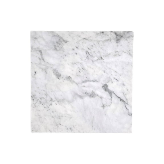CintBllTer Italian White Carrara Marble Polished 12 x 12 Wall and Floor Tiles