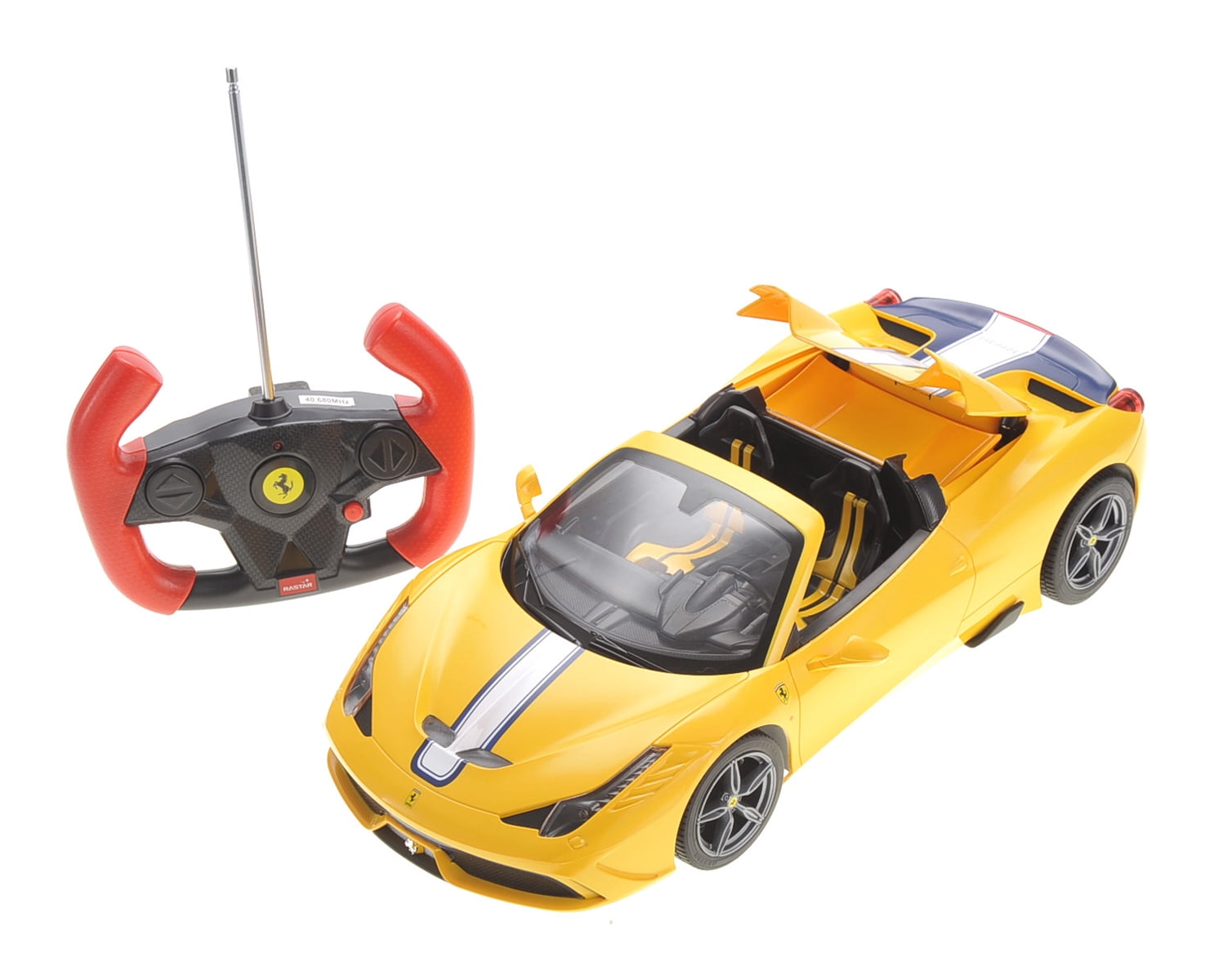 PlayWorld Ready! Set! Race! 1:14 RC Ferrari 458 Speciale A - Yellow
