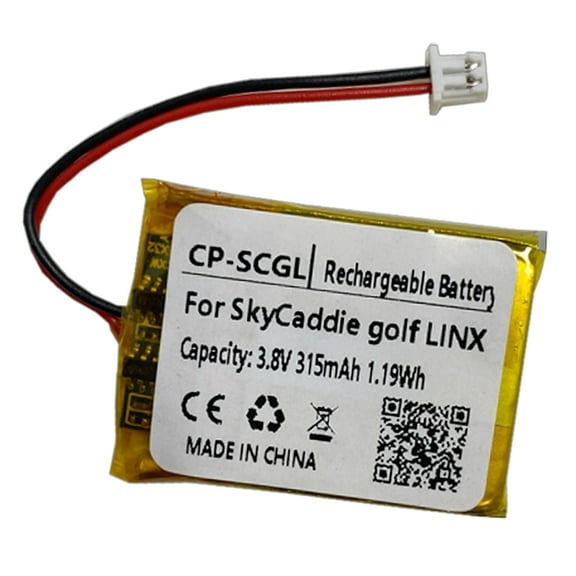 Fit for Skycaddie GPS LINX Smart Watches Rechargeable Lithium Polymer Li-Po Battery 315mAh CP-CSGL